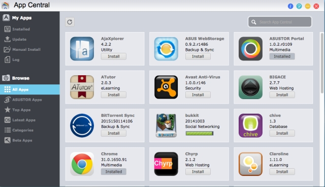 asustor app store