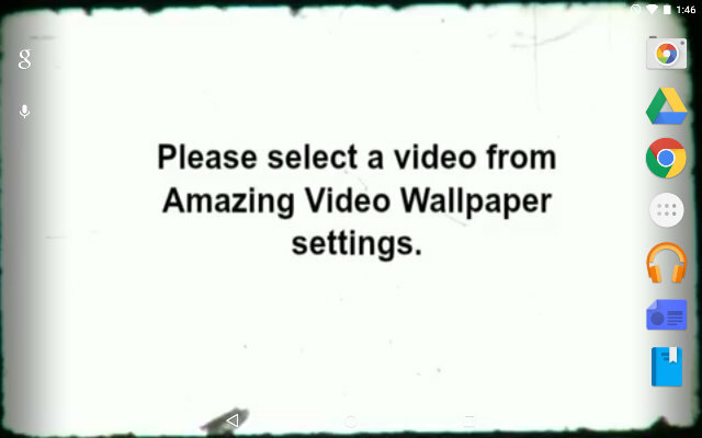 AndroidLiveWallpaper-videovägg