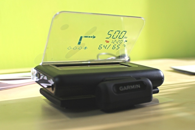 garmin head up displayprojektorgranskning