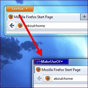 firefox orange meny