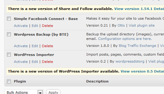 wordpress webbplats backup