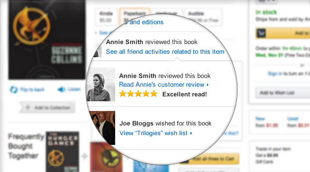 Amazon gör din shoppingupplevelse mer social genom att samarbeta med Facebook amazonfacebook