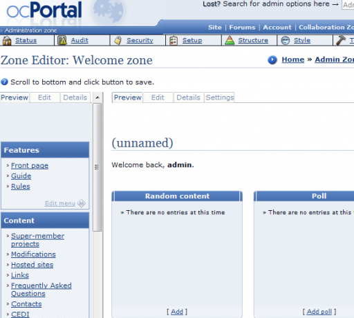 Skapa snabbt ditt eget hemintranät med ocPortal portal11