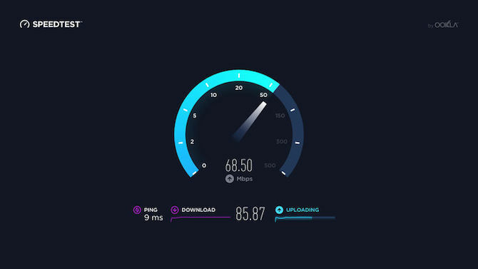 Apple TV-appar speedtest