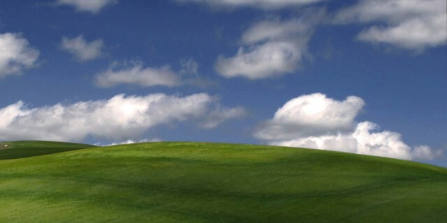 landskap som liknar windows xp bliss tapeter