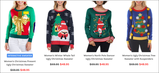 Tipsy Elves Ugly Christmas Tröjor