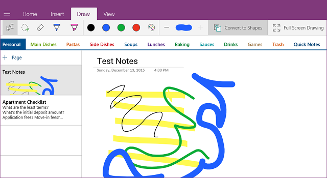 OneNote-funktioner-skillnad