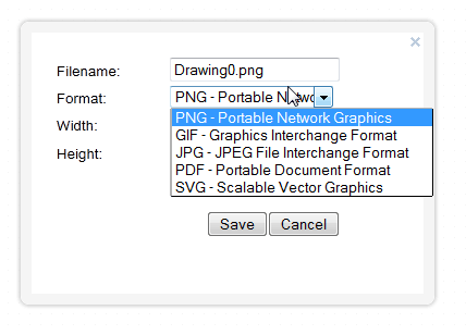 Diagramly: Skapa olika typer av diagram och spara dem i olika formater diagramly2