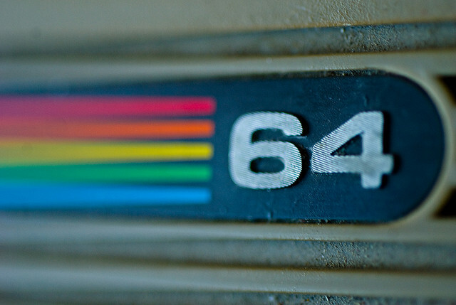 Commodore-64-regnbåge-logo