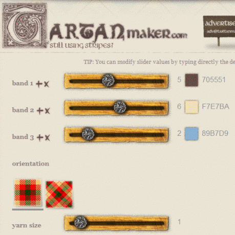 tartan mönster maker 