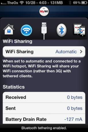 mywi tethering