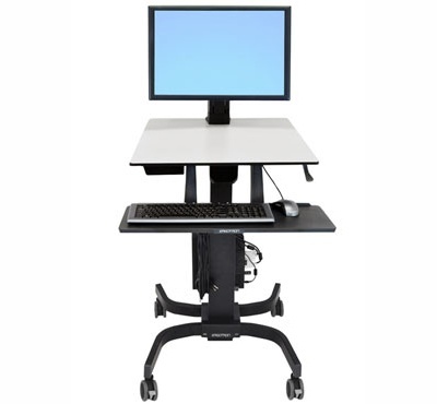 Ergotron WorkFit-S Dual med Worksurface+ Review och Giveaway workfit c