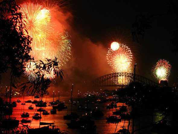 Hur man fotograferar ett fyrverkeri Visa sydney