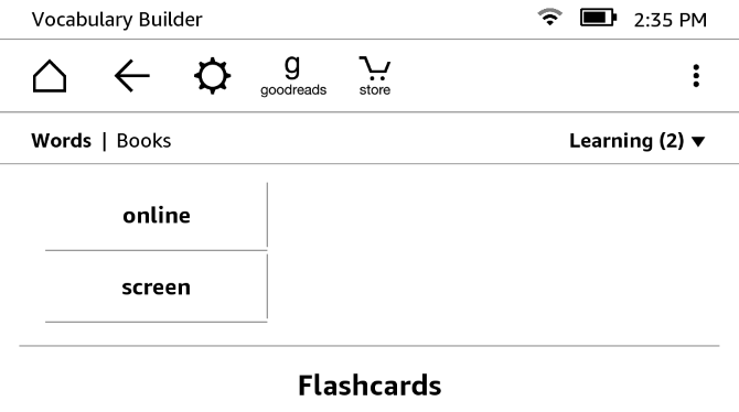 Så här ställer du in och använder din Kindle Paperwhite 16 Paperwhite Vocabulary Builder