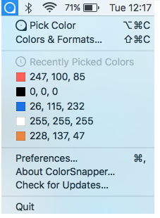 ColorSnapper 2 Color Picker för Mac