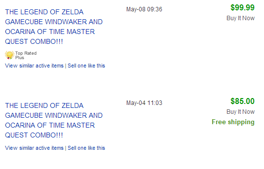 Zelda Wind Waker och Ocarina Master Quest Combo _ eBay