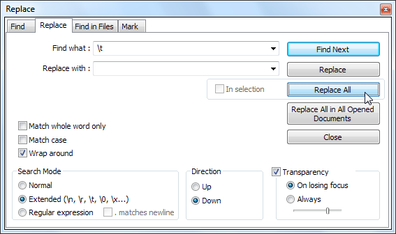 anteckningsblock csv-fil