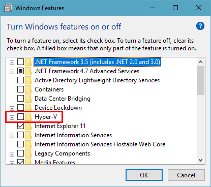 Hur man använder VirtualBox: Användarhandbok 05 Stäng av Hyper V Windows