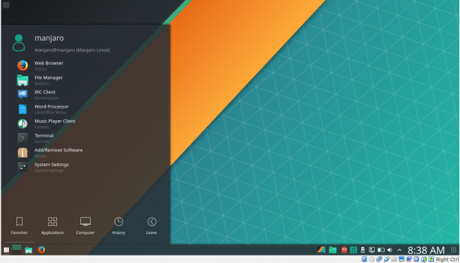 Populära Linux Apps Distros 2018 - Manjaro 3