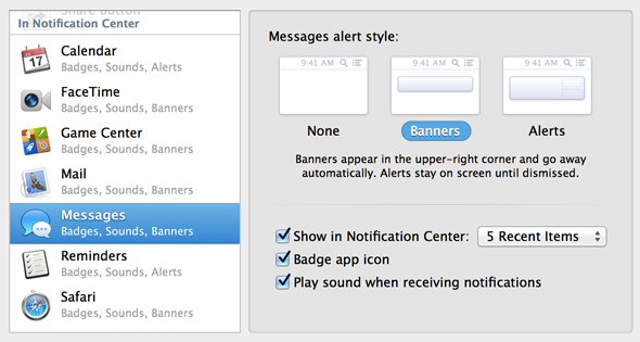 Bye Bye iChat: Komma igång med den nya OS X Meddelanden App [Mountain Lion] aviseringar