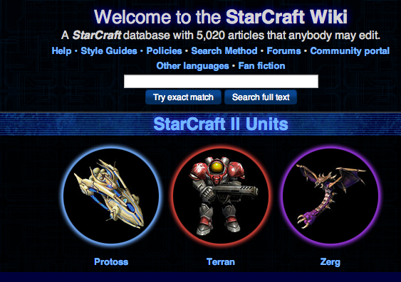 starcraft ii webbplats