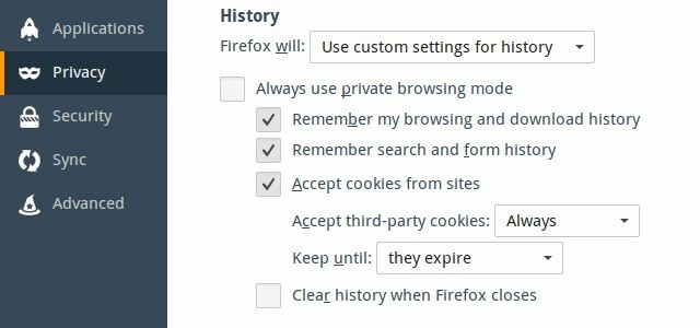 firefox-sekretess-settings