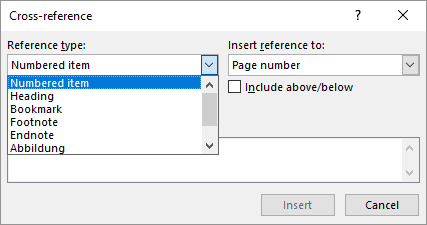 Hur man skapar professionella rapporter och dokument i Microsoft Word Cross Reference