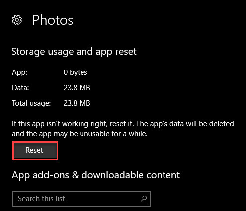 Återställ Windows 10-foton