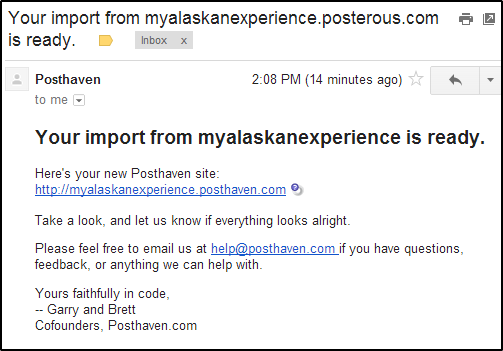 Din sista minuten-guide för att exportera din posterösa blogg innan den stängs av för alltid Posthaven-e-post