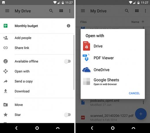 android google drive funktioner