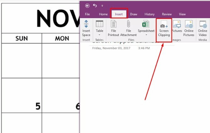 skapa onenote-kalendermall