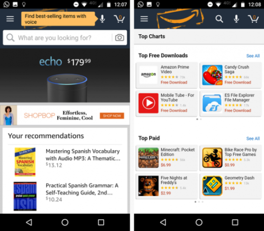 Google Play vs. Amazon Appstore: Vilket är bättre? appstore hem 571x500