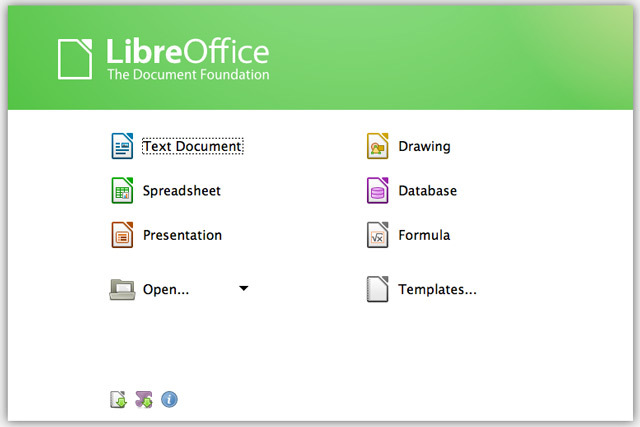 Detta är en skärmdump av ett av de bästa Windows-programmen. Det heter LibreOffice