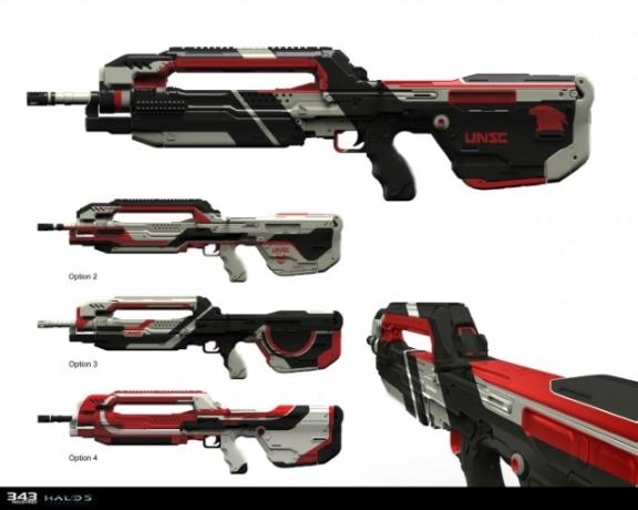 Exempel på Halo 5 Guardians Weapon Concept Art