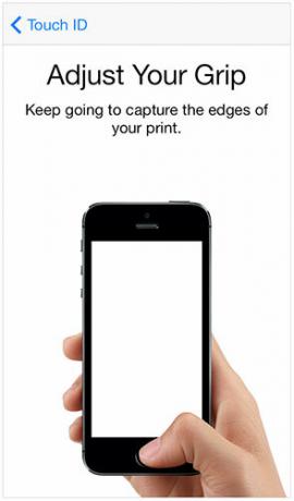 Touch ID elände: felsökning iPhone 5S fingeravtrycksskanner justerar grepp