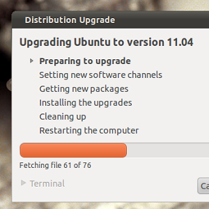 uppdatera ubuntu-installationen