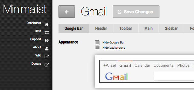 8 små tweaks för en direkt minimalistisk webbläsare Upplev minimalistgmail 640x298