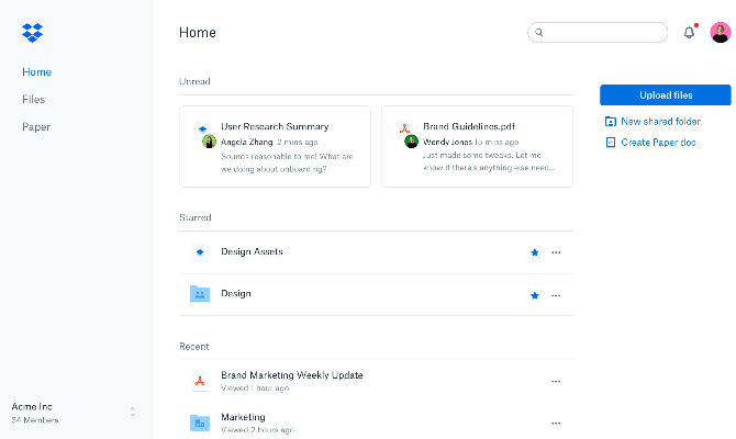 google alternativ - dropbox