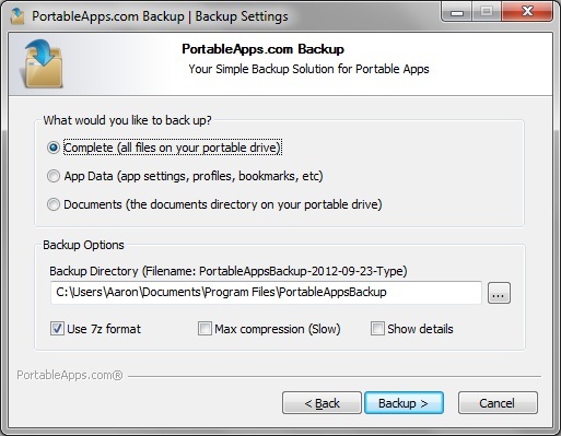 bärbar apps manager