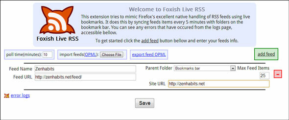 Lokal läsare - 6 utmärkta RSS-förlängningar för Chrome rss chrome extension04