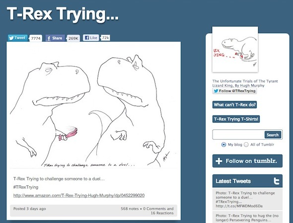 Behöver du en god skratt? Följ dessa 10 Tumblr-bloggar TRex