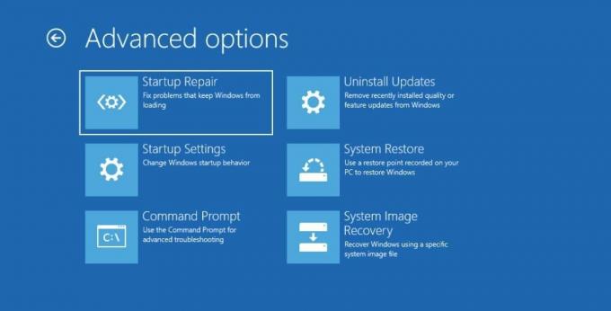 Windows avancerade alternativmeny i avancerade startalternativ