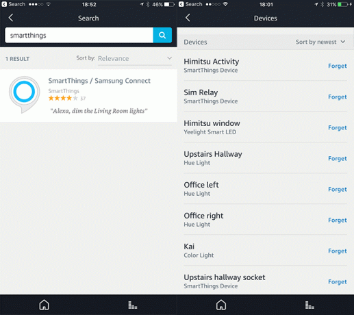 Hur du ställer in och använder din Samsung SmartThings-systemlexa