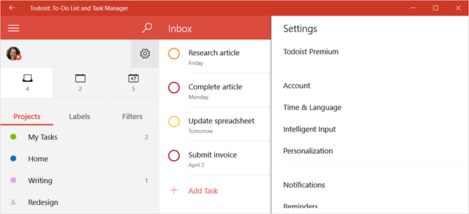 Hur man slutar växla appar (och hitta det du kommer att älska istället) Todoist WindowsApp