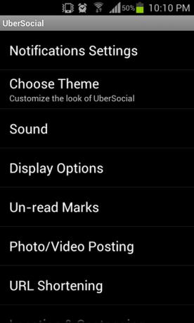 Ta kontroll över ditt Twitter-konto med UberSocial [Android 2.1+] ubersocial-inställningar