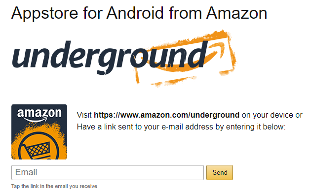 Hur man installerar Amazon Appstore på Android amazon appstore e-post