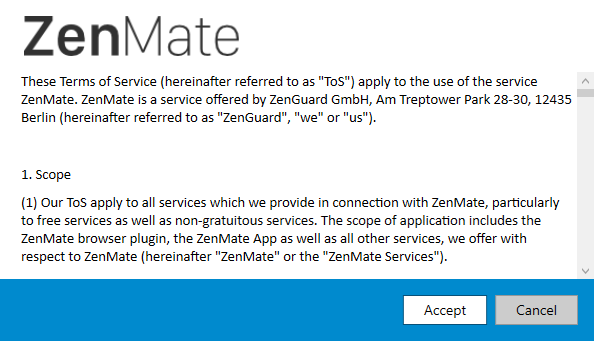 ZenMate VPN-granskning: Meditera om din integritet ZenMate granskningsinställningar