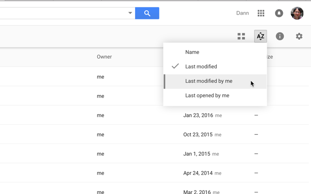 google-drive-Sort-alternativ