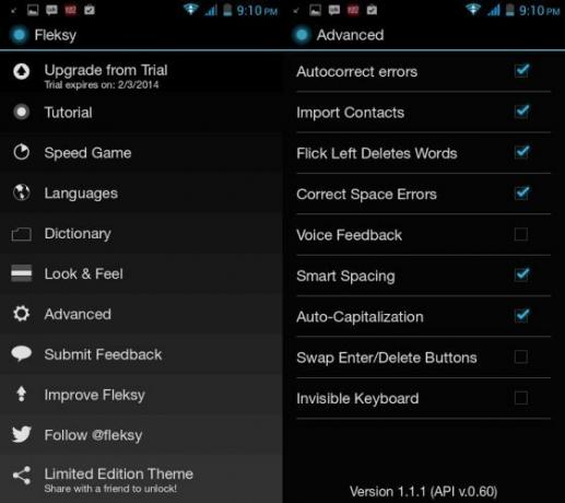 Fleksy-for-Android-inställningar-Anpassningar